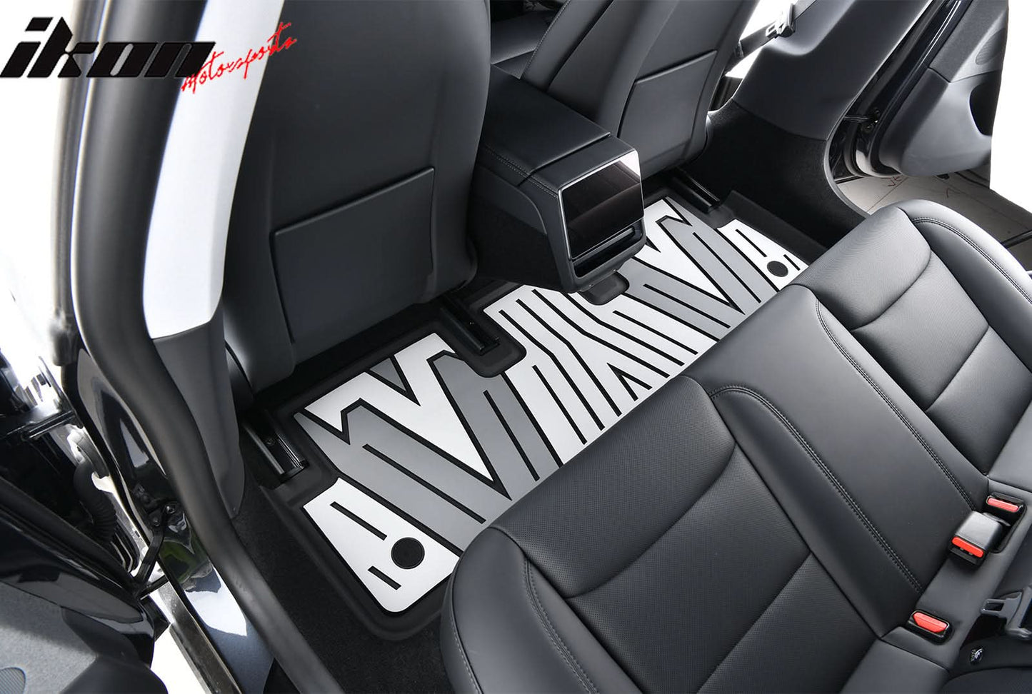 2024-2025 Tesla Model 3 3D Floor Mats Black Gray White TPE Injection
