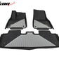 2020-2024 Tesla Model Y 3D Floor Mats Liner Black& Gray TPE Injection