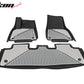 2020-2024 Tesla Model Y 3D Floor Mats Black& Gray& White TPE Injection