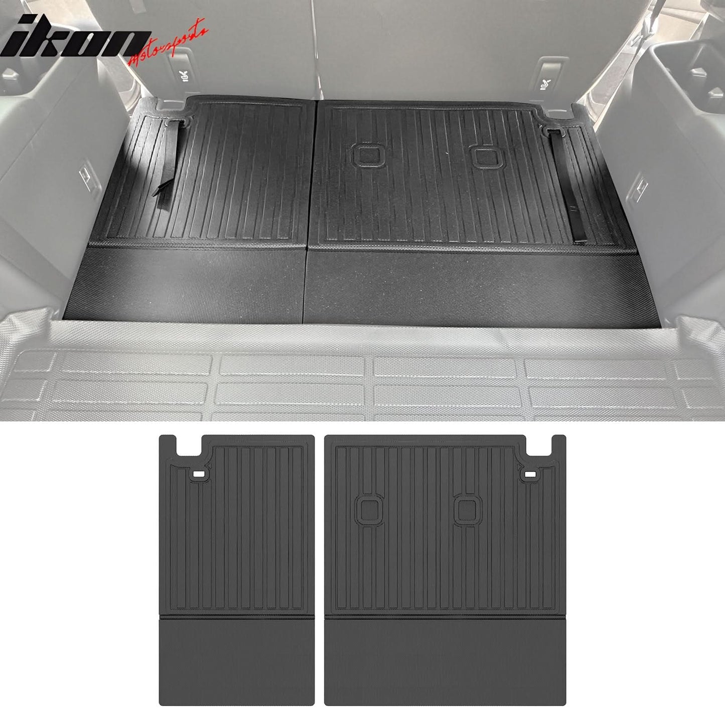 2019-2024 Toyota RAV4 All Models 2PCS Backrest Mats Liner Black TPE