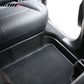 Car Floor Mat for 2020-2024 Tesla Model Y Black Rear Anti-kick TPE