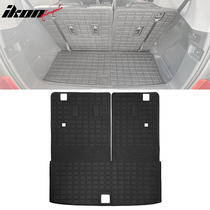 2023-2025 Honda Pilot 1PC Trunk Mat W/ Backrest Mats Liner Black TPE