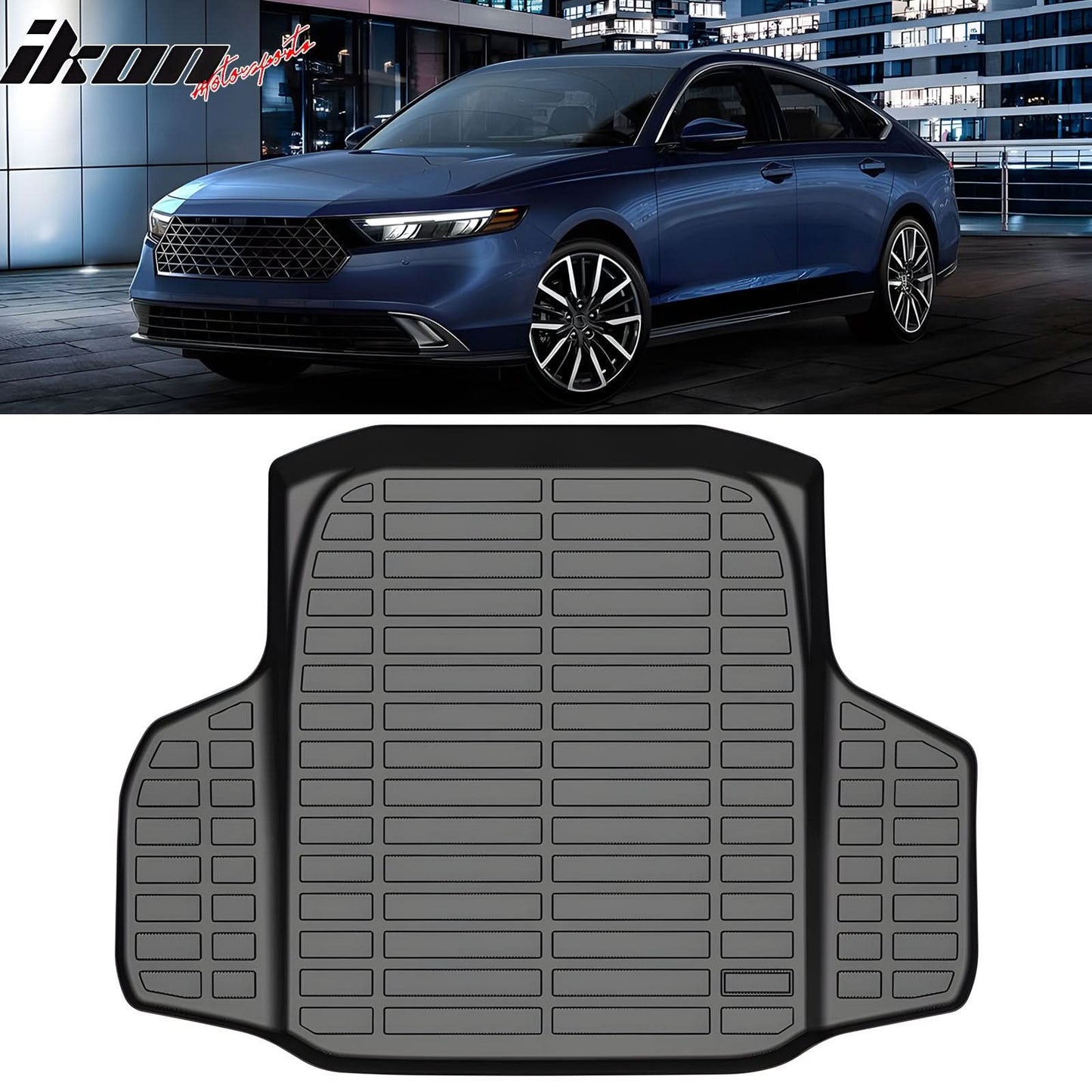 2018-2025 Honda AccordÂ All Weather 3D Rear Trunk Mat Cargo Liner TPE