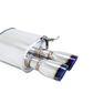 Megan Racing Axle-Back Exhaust for 2012+ BMW F12/13 650i 2Dr Stainless Roll Quad Tips