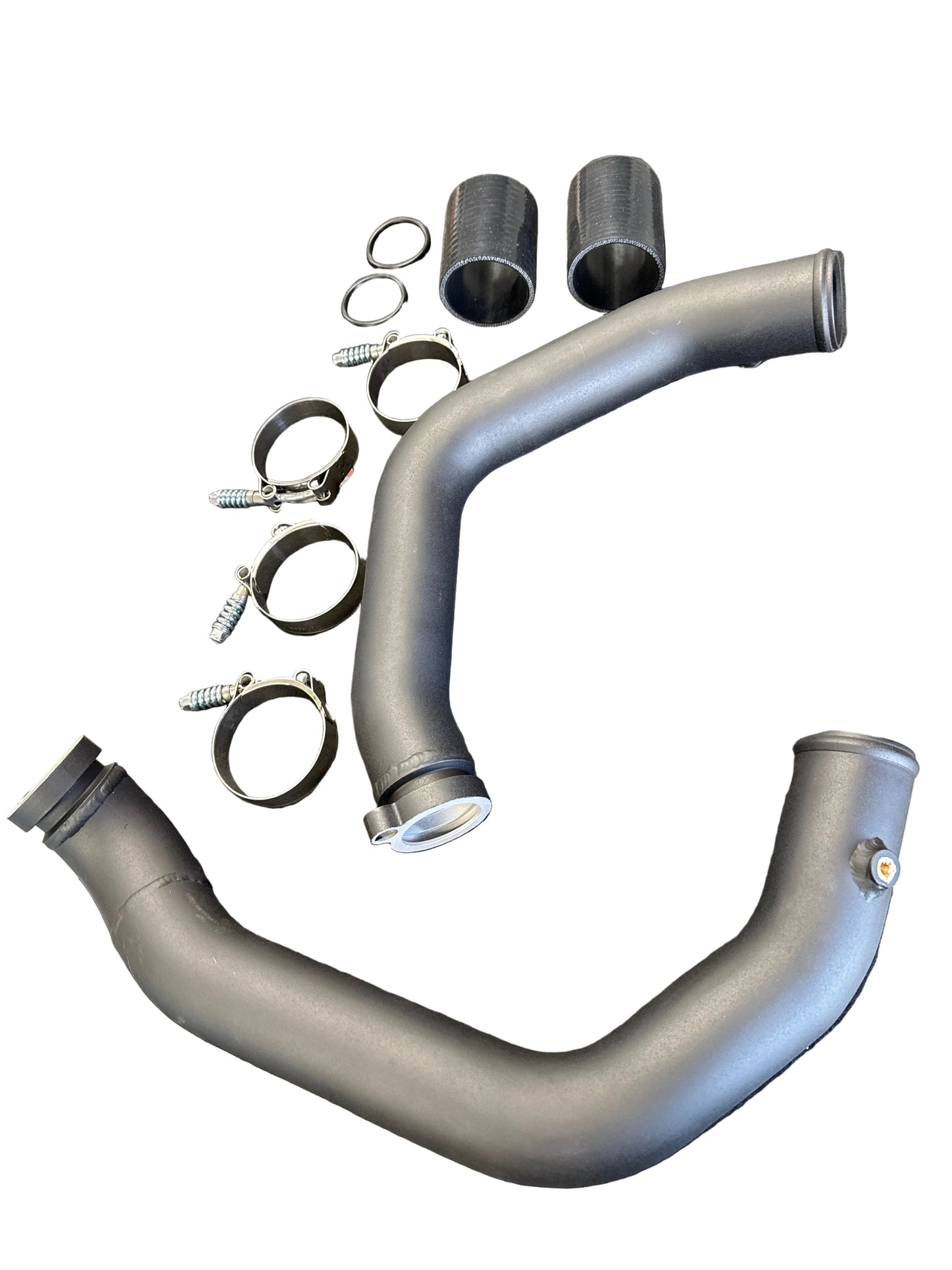 SPDZ1 Aluminum Charge Pipe Upgrade Kit | BMW M3, M4 & M2 Competition S55 | F80 F82 F83 F87 | 2015-2020 | Black