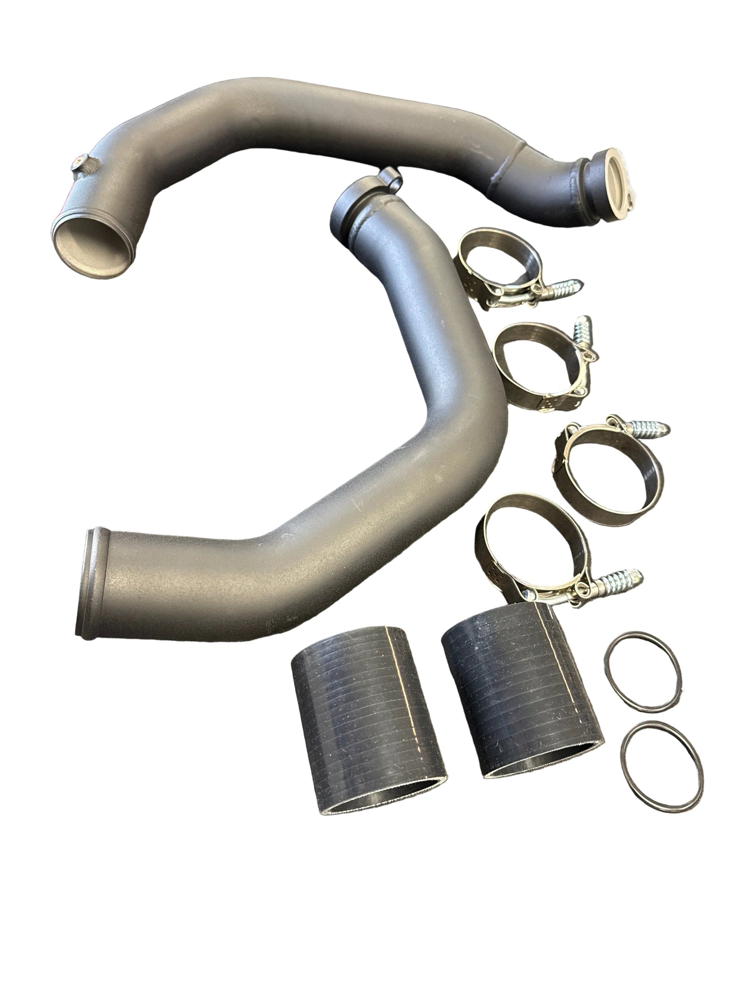 SPDZ1 Aluminum Charge Pipe Upgrade Kit | BMW M3, M4 & M2 Competition S55 | F80 F82 F83 F87 | 2015-2020 | Black
