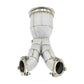 High Flow 304 Stainless Exhaust Downpipe for Audi SQ5 B9 3.0T