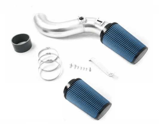 Rudy's Polished Cold Air Intake Oiled Filter For 13-16 Chevy GMC 6.6 LML Duramax