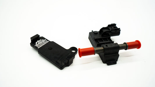ASE Billet Flex Fuel Sensor Mounting Bracket GM Continental AEM - black