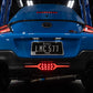OLM V1 Rear Fog Light (Clear Lens / Black Base / White Bar) - 2022+ BRZ/86