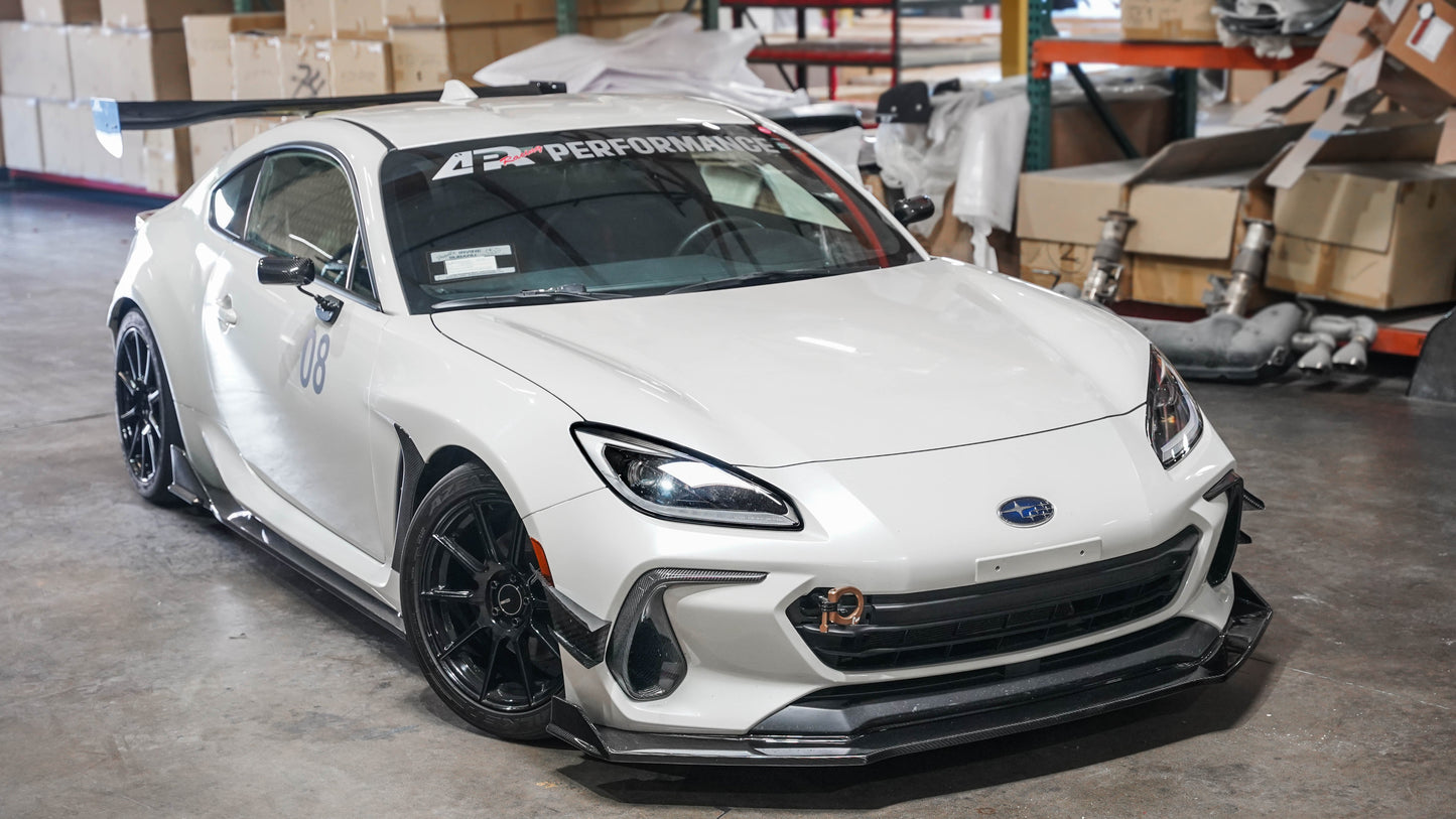 Subaru BRZ Carbon Fiber Front Bumper Canard Set 2022+