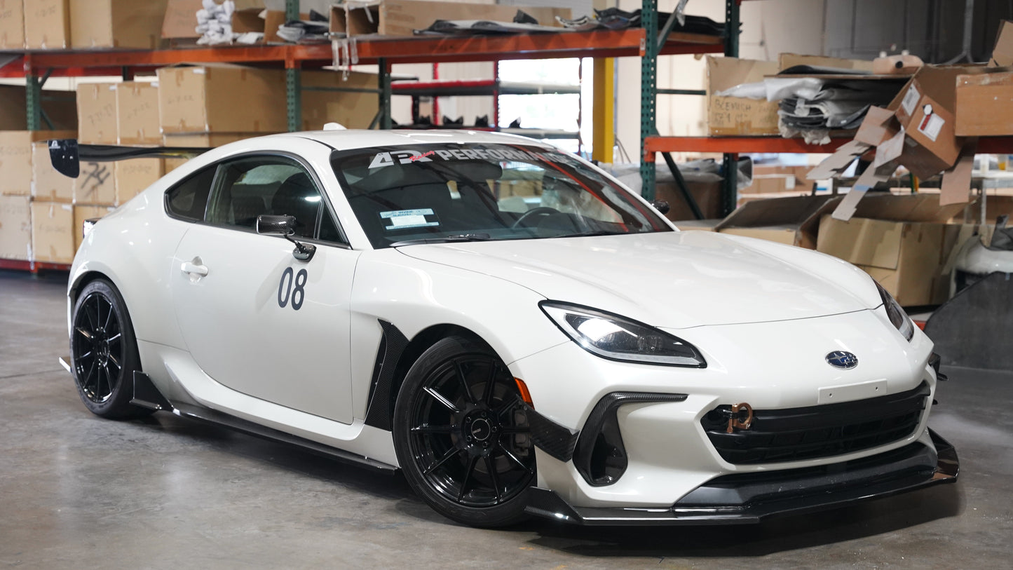 Subaru BRZ Carbon Fiber Front Bumper Canard Set 2022+
