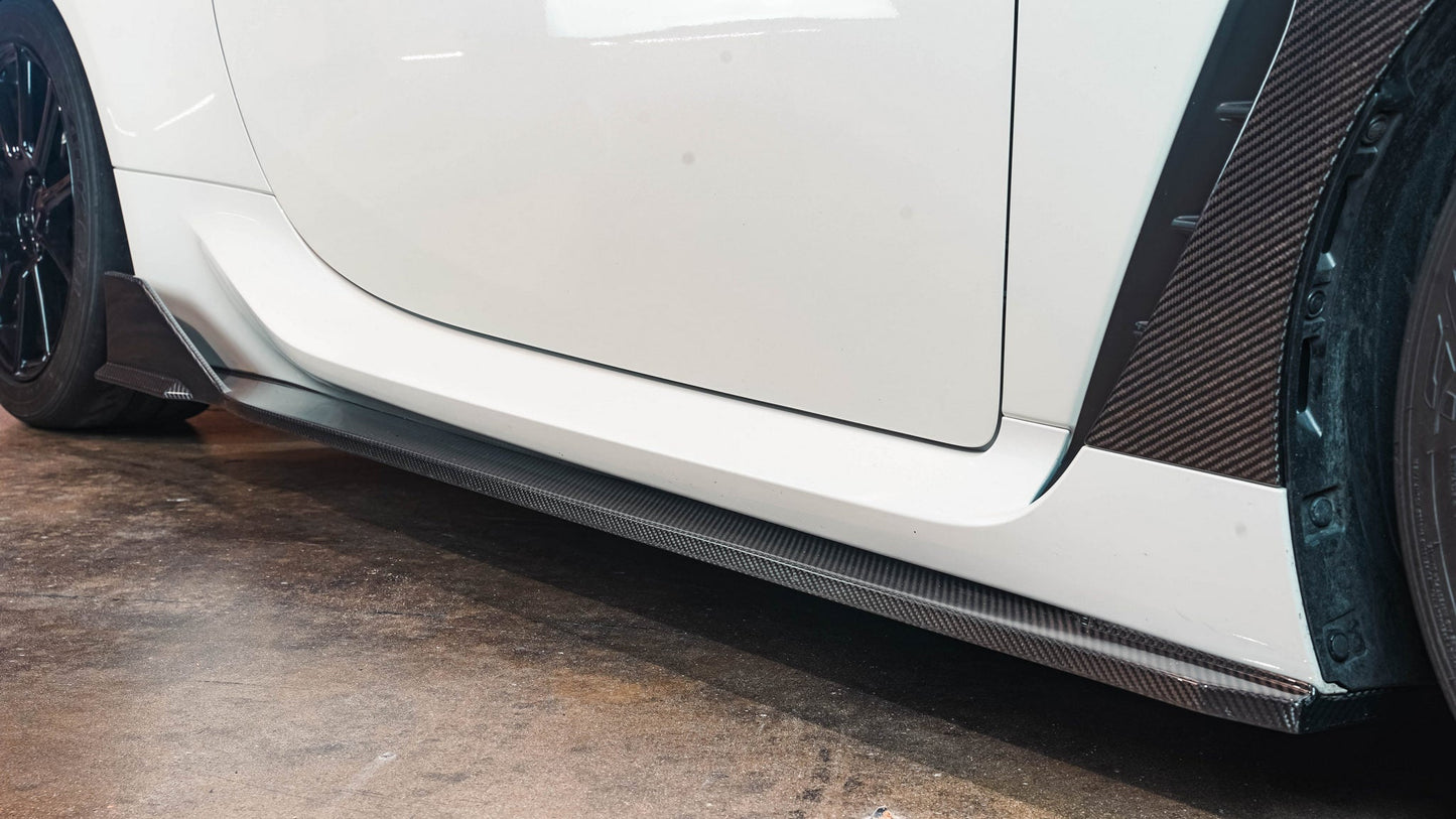 Carbon Fiber Toyota GR86/ Subaru BRZ Side Rocker Extensions 2022+