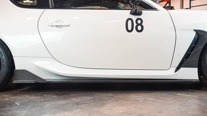 Carbon Fiber Toyota GR86/ Subaru BRZ Side Rocker Extensions 2022+