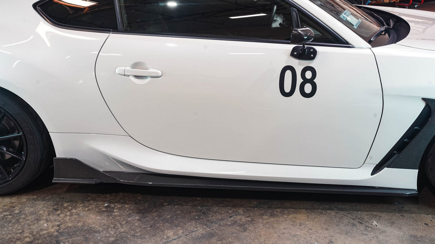 Carbon Fiber Toyota GR86/ Subaru BRZ Side Rocker Extensions 2022+