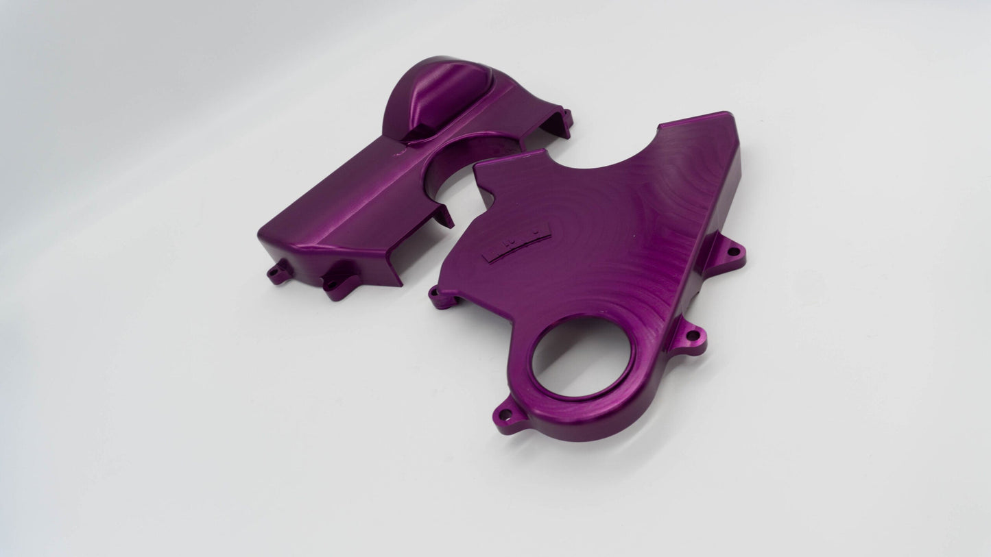 ASE 2JZ Non VVTi Billet Timing Belt Covers - Purple