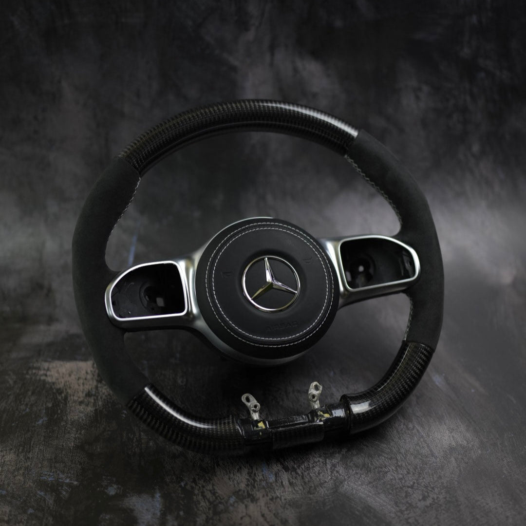 [Upgrade Conversion] Mercedes Benz 2018+ AMG Model Custom Steering Wheel by Exclusive Steering