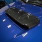 OLM A1 Style CF Hood Scoop Cover - 2022-2025 Subaru WRX