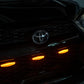 OLM Grille Lights (Clear Lens / Amber LED) - 14-19 Toyota 4Runner