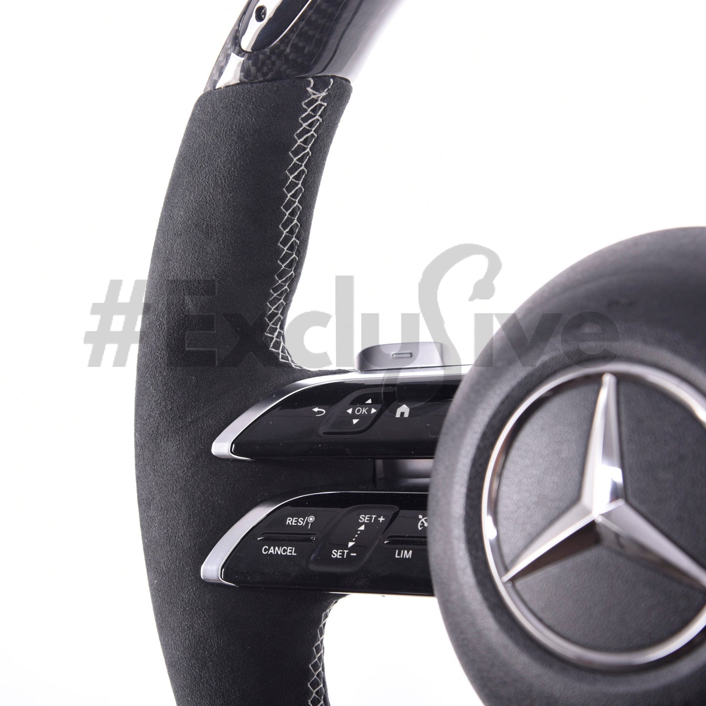[Upgrade Conversion] Mercedes Benz 2020+ AMG Models Custom Steering Wheel by Exclusive Steering