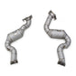 Catted High Flow 304 Stainless Exhaust Downpipe for Audi RS6 C7 4.0TT