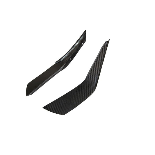 Ford Mustang S650 Carbon Fiber Dark Horse Front Bumper Canards 2024 - Current (does not fit GT Bumper)