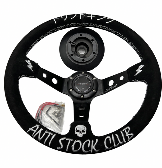 Short Steering Wheel Hub Adapter Kit For 91-98 BMW E36 M3 Z3 E39 E36H 840i 850i