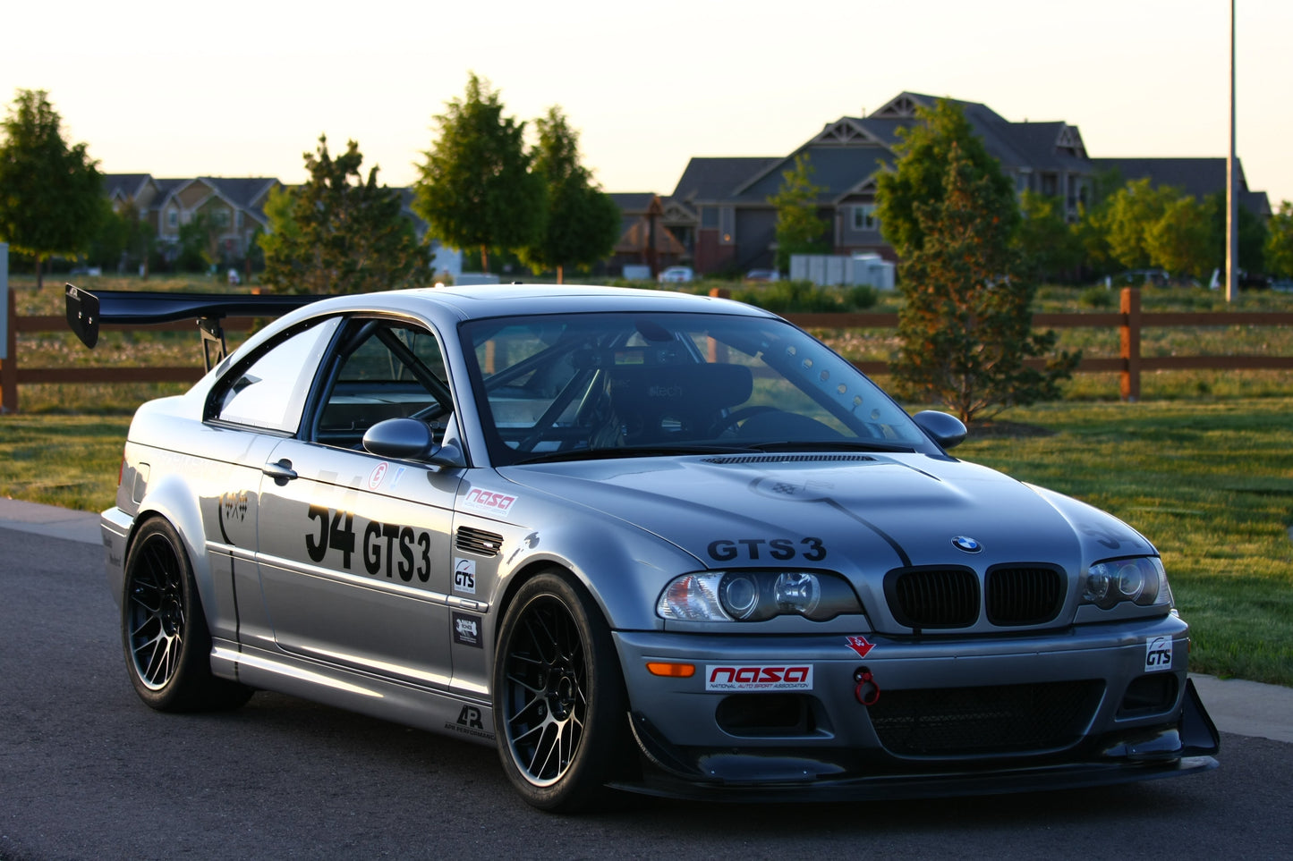 BMW E46 3-Series / M3 GTC300 Carbon Fiber Adjustable Wing