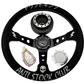 Short Hub Adapter + Suede Steering Wheel For 02-06 Mini Cooper E90