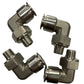 SPDZ1 1/8 NPT - 3/8 DOT 90 Degree 4 Piece Heavy Duty Fitting Kit