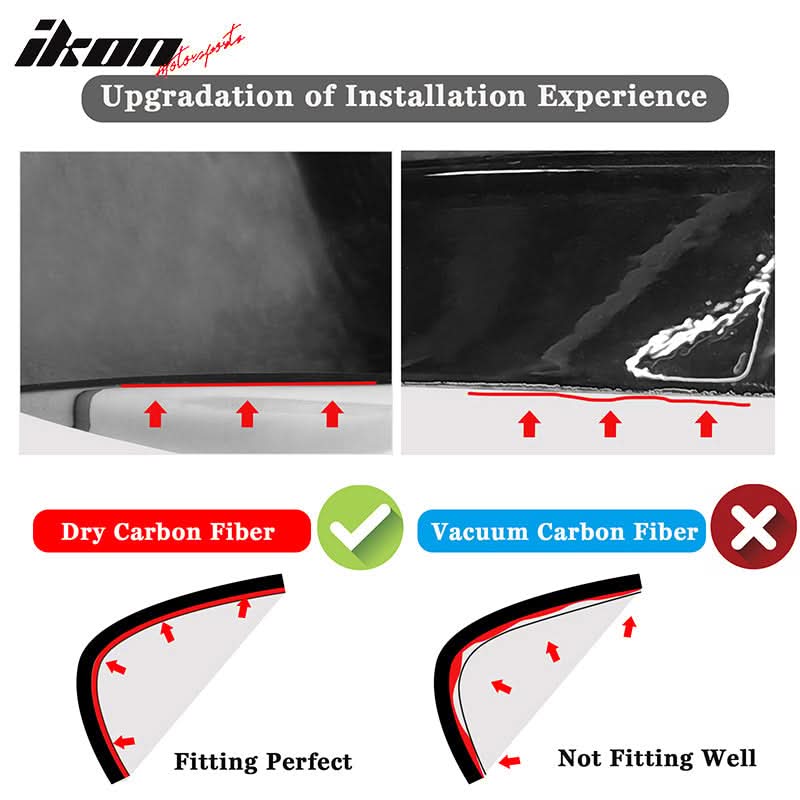 2020-2025 Chevy Corvette C8 6.2L LT2 Engine Cover Dry Carbon Fiber