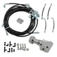 Interior Brake Line Tuck Kit Prop Valve for Honda Civic EK 96-00 Tucked Lines