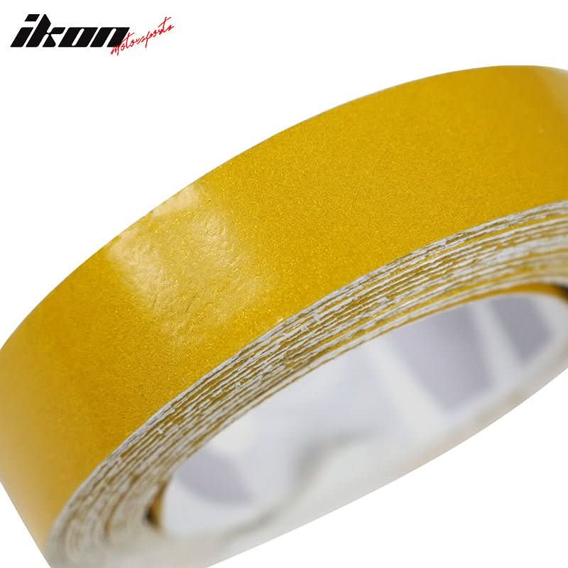 1.5CMx5M Yellow 3M Reflective Stickers Vinyl Pinstripe Safety Warning