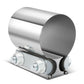 2.0" Butt Joint Exhaust Band Clamp Muffler Coupler Stainless Steel