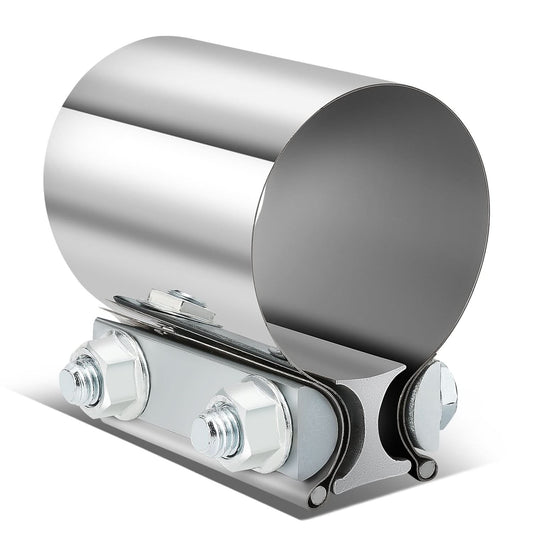 2.25" Butt Joint Exhaust Band Clamp Muffler Coupler Stainless Steel