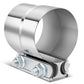 3.0" Lap Joint Exhaust Band Clamp Muffler Sleeve Coupler Stainless Steel