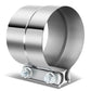 4.0" Lap Joint Exhaust Band Clamp Muffler Sleeve Coupler Stainless Steel