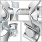 2.0" Stainless Steel Narrow Band Exhaust Clamp Set (2 Pieces)