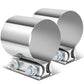 3.0" Butt Joint Exhaust Band Clamp Muffler Coupler Stainless Steel