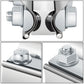 2.25" Lap Joint Exhaust Band Clamp 2-Piece Kit Stainless Steel