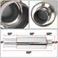 3.0" Outlet Round Exhaust Muffler Tip - Polished Stainless Steel