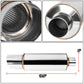 4.0" Tip Stainless Steel Muffler 2.5" Inlet 18.5" Overall Length