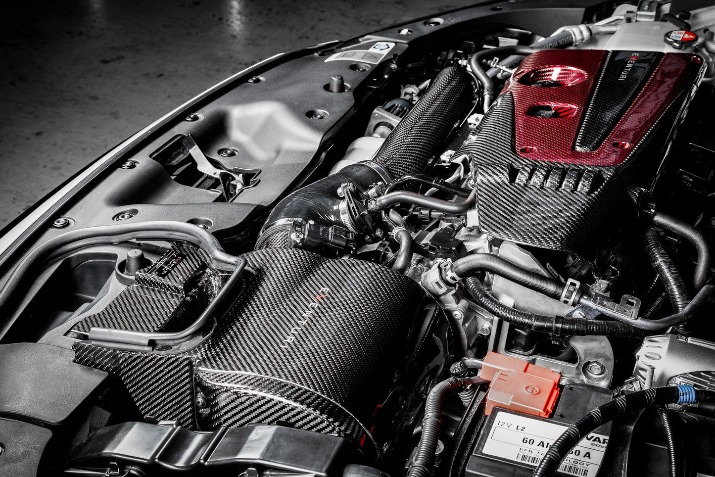 Eventuri FK8 Civic Type-R Black Carbon Intake System - V2