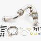 Rudy's Heavy Duty 304 SS Up Pipe Kit & Turbo V-Band Clamp For 03-07 6.0 Powerstroke