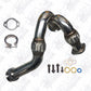 Rudy's Heavy Duty 304 SS Up Pipe Kit & Turbo V-Band Clamp For 03-07 6.0 Powerstroke