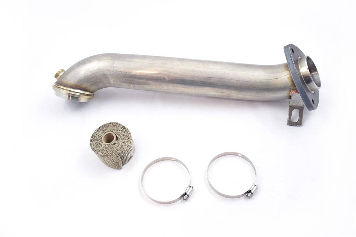 Rudy's Stainless Steel 3" High Flow Down Pipe For 15.5-16 LML Duramax