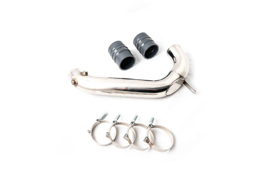 Rudy's Polished Stainless Steel Cold Side Intercooler Pipe & Boot Kit For 08-10 6.4 Powerstroke