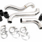 Rudy's Polished Aluminum Hot & Cold Side Intercooler Pipe & Boot Kit For 11-16 LML Duramax