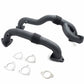 Rudy's High Temp Coated Heavy Duty Thick Wall Up Pipe Kit For 08-10 6.4 Powerstroke