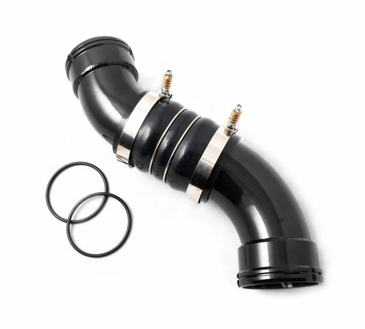 Rudy's Black Cold Side Intercooler Pipe Kit For 2006-2010 GMC Chevy LBZ LMM 6.6L